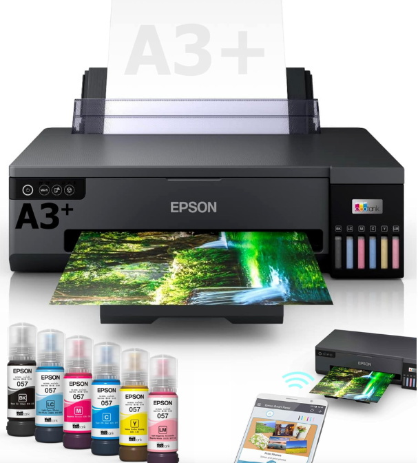 מדפסת Epson EcoTank L18050 A3+
