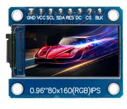 מסך TFT 0.96 אינץ' 8 פינים
